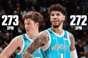 克尼普尔鲍尔共投进545记三分，22-23赛季库里克莱后首对